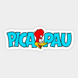 Pica Pau Woodpecker Clássico Desenho Animado Sticker